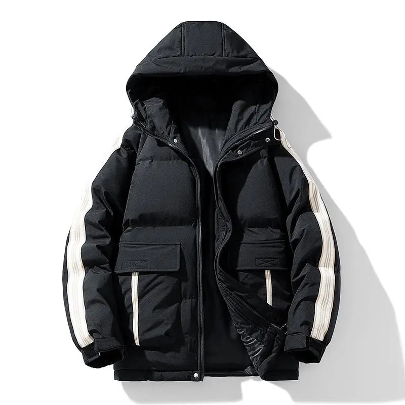 Winter Men's Cotton-padded Coat Outdoor Teen Hooded CJWY1912078