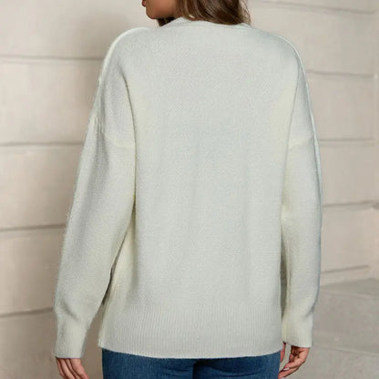 Women's Fashionable Pullover Long-sleeved Sweater Top CJWY1912078