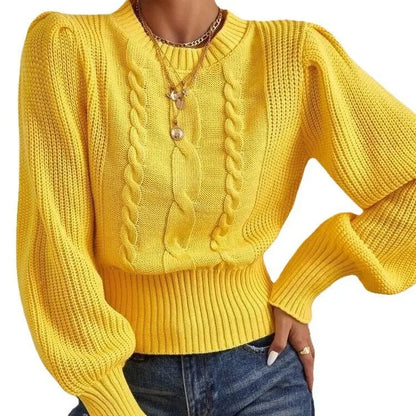 Women's Knitwear Round Neck Loose Sweater CJWY1912078