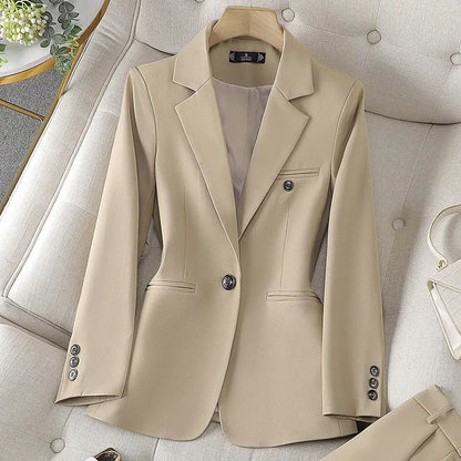 Women's Long Sleeves Professional Tailored Suit Jacket CJWY1912078