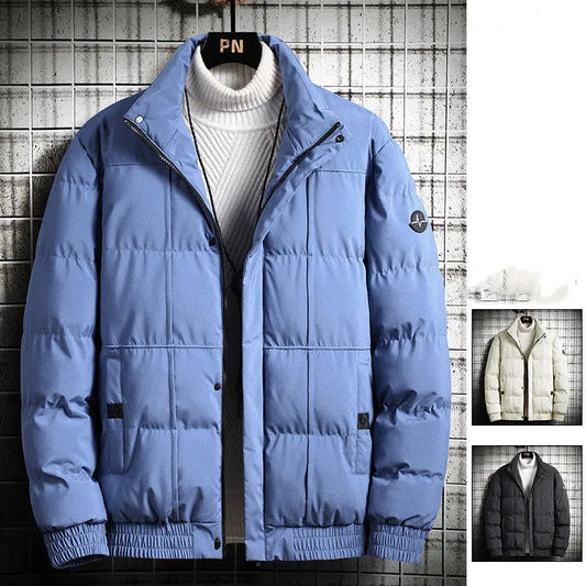 Zipper Thickening Warm Winter Leisure Stand-up Collar Cotton-padded Jacket CJWY1912078