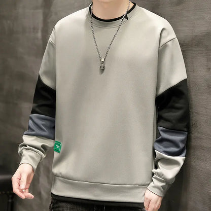 Men's Plush Sweater Casual Fashion Versatile Long Sleeve Sweatshirt - InsPrint  - Men's Plush Sweater Casual Fashion Versatile Long Sleeve Sweatshirt - InsPrint -  - #tag1# - Men's Plush Sweater Casual Fashion Versatile Long Sleeve Sweatshirt - InsPrint