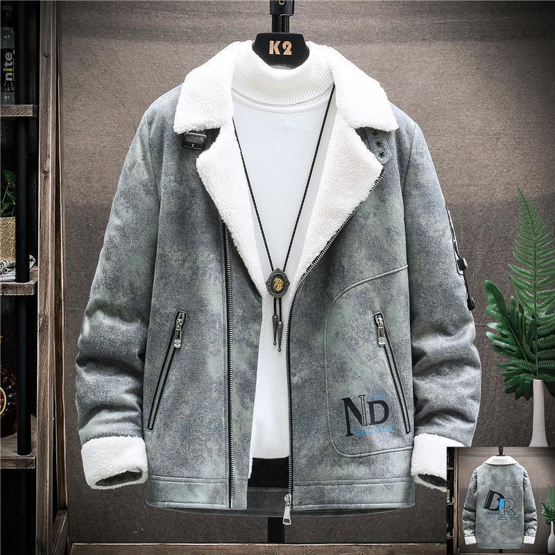 Men's Autumn Winter Lamb Plush Coat jacket CJWY1912078