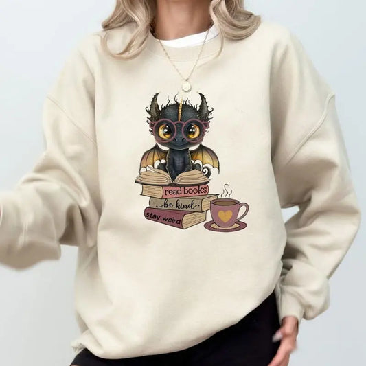 Fourth Wing Dragon Printed Sweatshirt Women Fantasy Book - InsPrint  - Fourth Wing Dragon Printed Sweatshirt Women Fantasy Book - InsPrint  - Fourth Wing Dragon Printed Sweatshirt Women Fantasy Book - InsPrint - Jumper  - Fourth Wing Dragon Printed Sweatshirt Women Fantasy Book - InsPrint - Jumper - #tag1# - Fourth Wing Dragon Printed Sweatshirt Women Fantasy Book - InsPrint