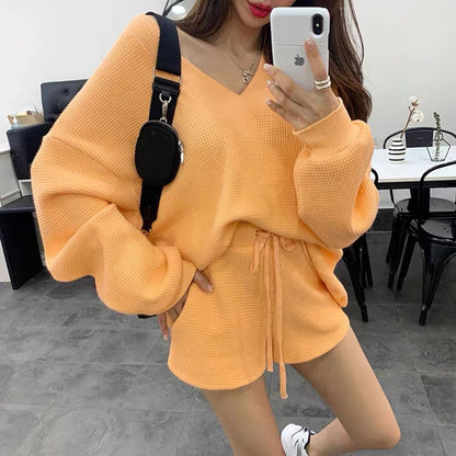 Street Style V-neck, Thin And Gentle sweatshirt CJWY1912078