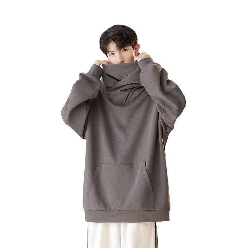 Hooded Turtleneck Sweater  Workwear Mechanical Style CJWY1912078