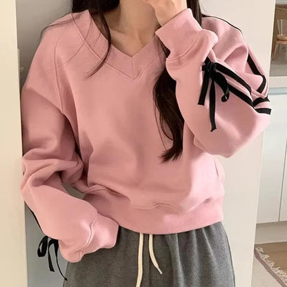 Women's Fashion Personality Solid Colour Sweatshirt - InsPrint