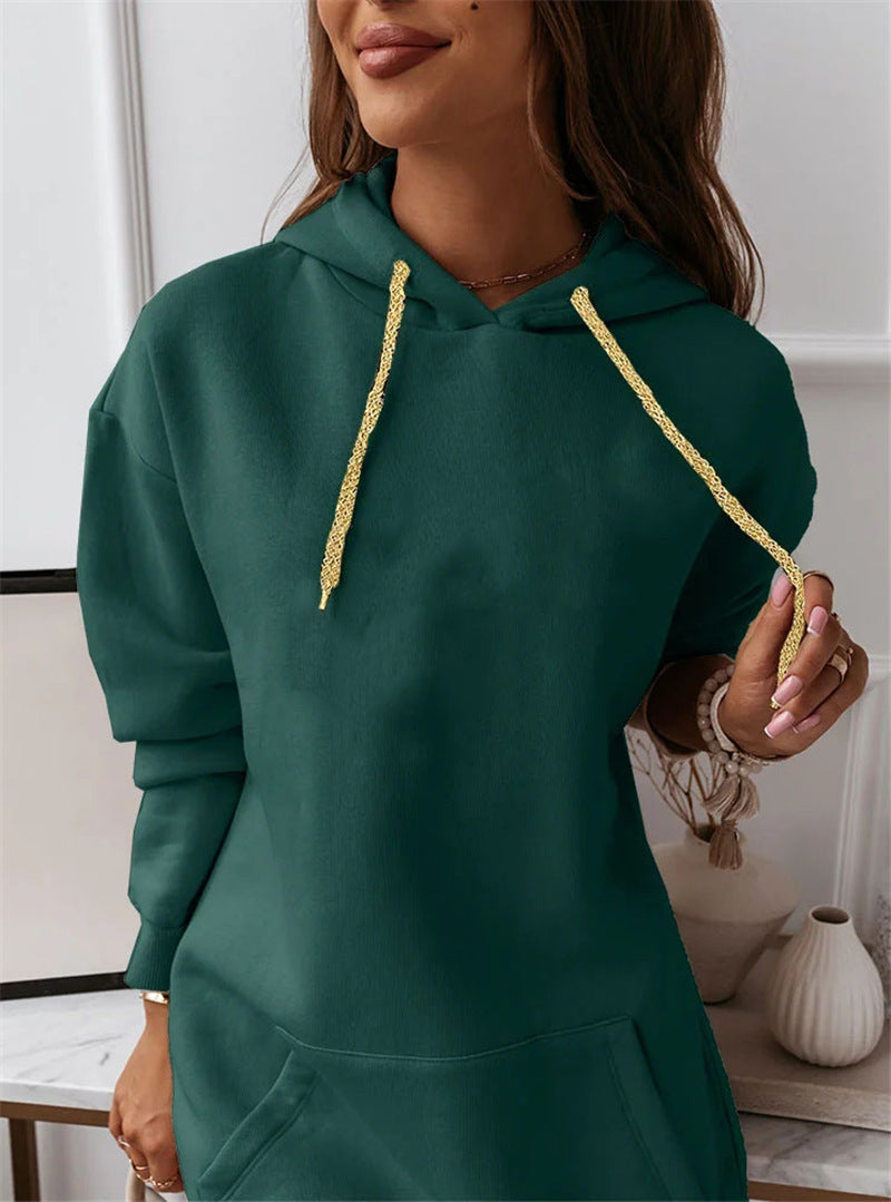 Women's Solid Colour Casual Sports Hoodie CJWY1912078