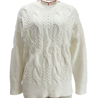 Women's Fashionable Pullover Long-sleeved Sweater Top - InsPrint