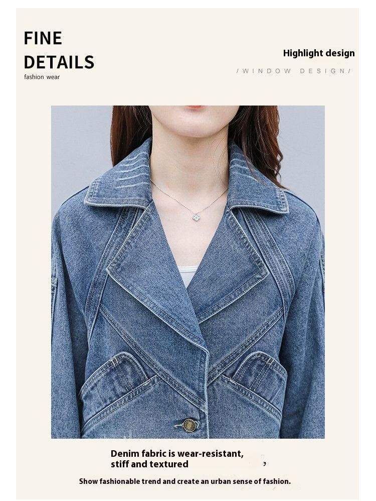 Women's Summer Short Casual Loose Denim Jacket CJWY1912078