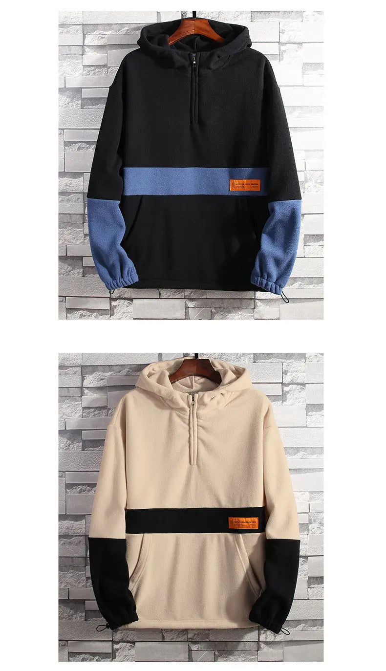 Winter Double-faced Fleece Trendy hoodie - InsPrint