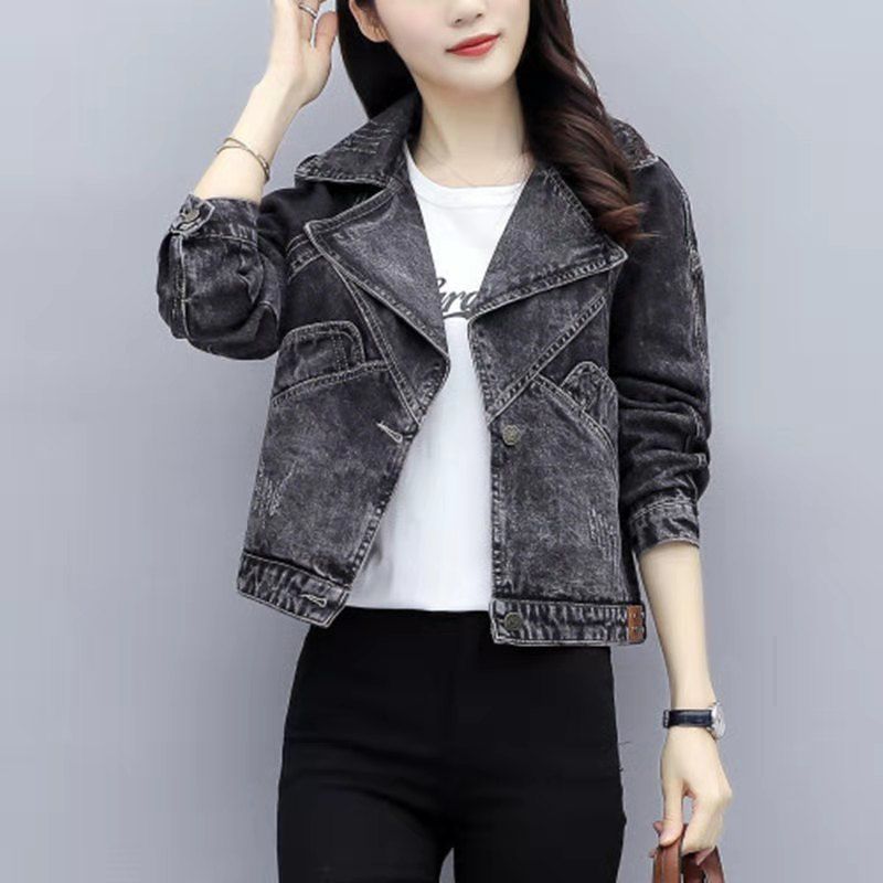 Women's Summer Short Casual Loose Denim Jacket CJWY1912078