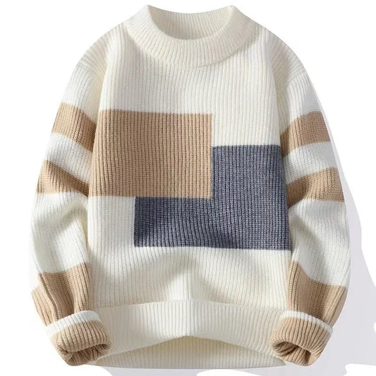 Men's Winter Loose And Idle Knitwear Sweater - InsPrint - sweater  - Men's Winter Loose And Idle Knitwear Sweater - InsPrint  - Men's Winter Loose And Idle Knitwear Sweater - InsPrint  - Men's Winter Loose And Idle Knitwear Sweater - InsPrint - sweater - #tag1# - Men's Winter Loose And Idle Knitwear Sweater - InsPrint