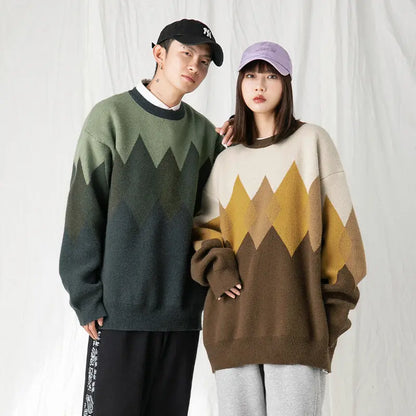 Men's Sweater Retro Ethnic Couple All Match - InsPrint - sweater  - Men's Sweater Retro Ethnic Couple All Match - InsPrint  - Men's Sweater Retro Ethnic Couple All Match - InsPrint  - Men's Sweater Retro Ethnic Couple All Match - InsPrint - sweater - #tag1# - Men's Sweater Retro Ethnic Couple All Match - InsPrint