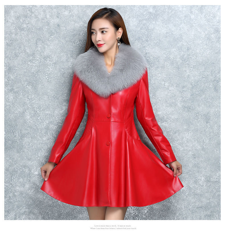 Women's Faux Fox Fur Collar Fur Jacket CJWY1912078