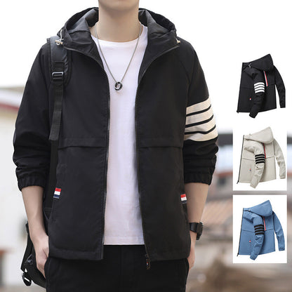 Trendy Men's Versatile Thin Cardigan Hoodie for Summer CJWY1912078