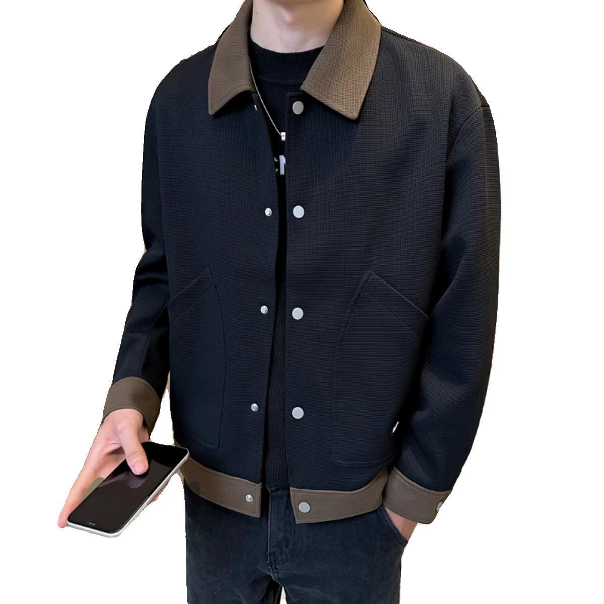 Simple Casual Loose All-matching Men Jacket CJWY1912078